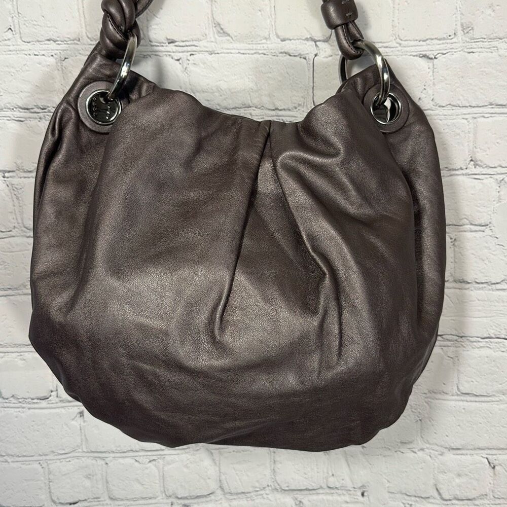 COACH Parker HOBO Leather Shoulder Bag Purse Handbag knot tie 14157 - Picture 7 of 11